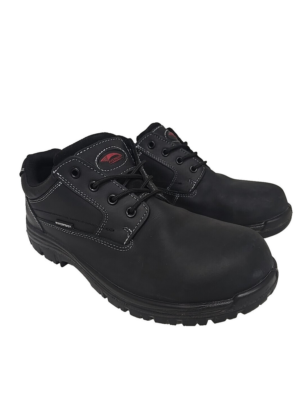 Men's Avenger Composite Toe Waterproof Metal Free Work Shoe A7119 Black Size 13M